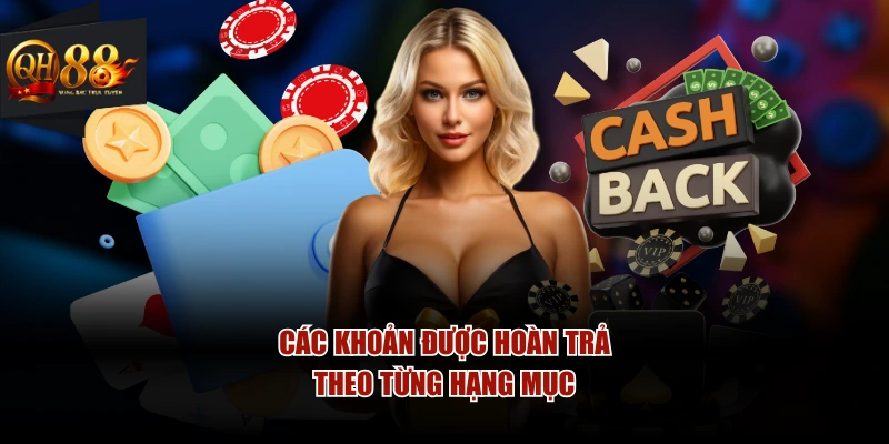 Các khoản được hoàn trả theo từng hạng mục
